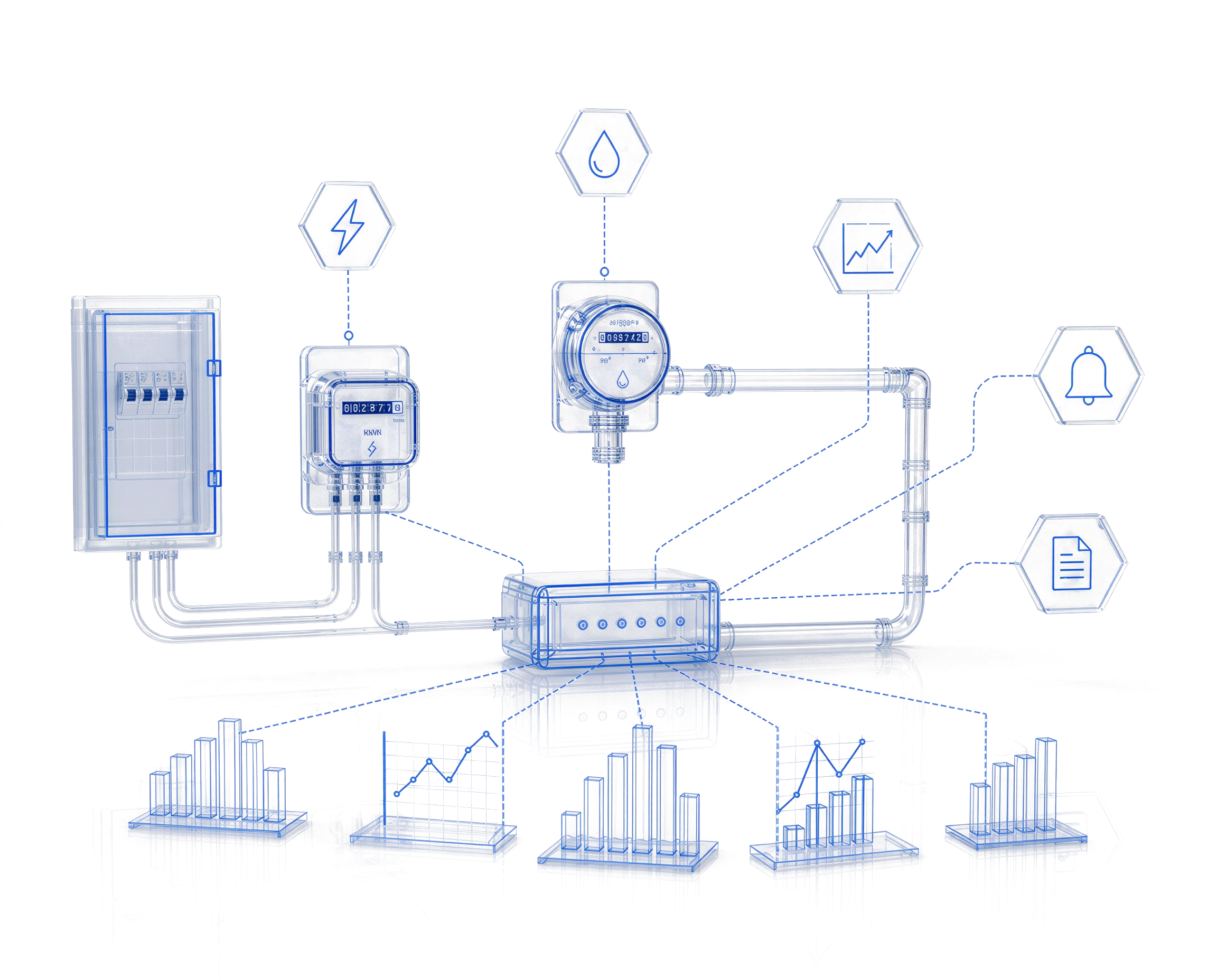 Monitoraggio dei consumi elettrici e idrici dell'hotel